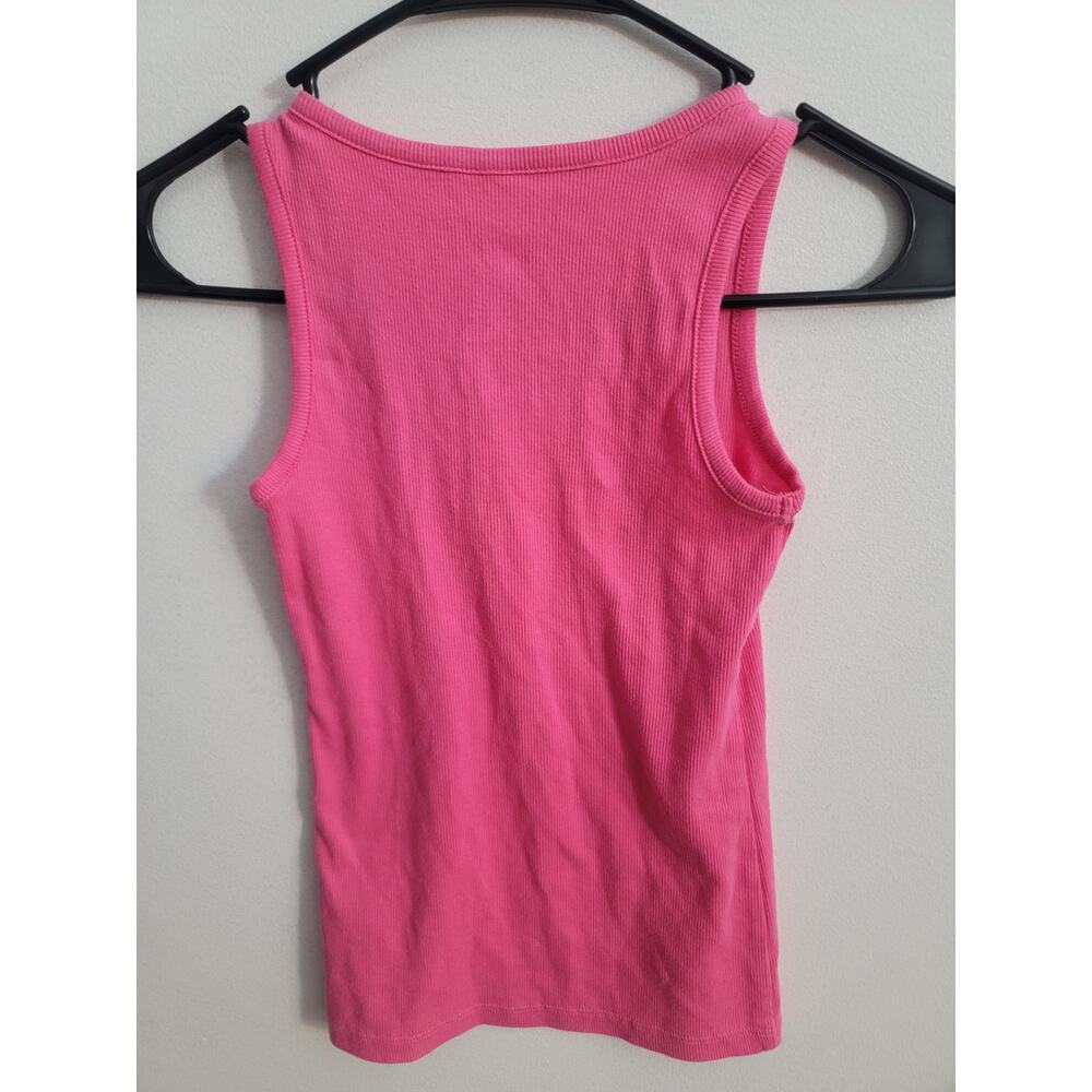 Wonder Nation Girls Youth Pink Sleeveless Scoop Neck Top Size M 10/12 - Picture 2 of 2